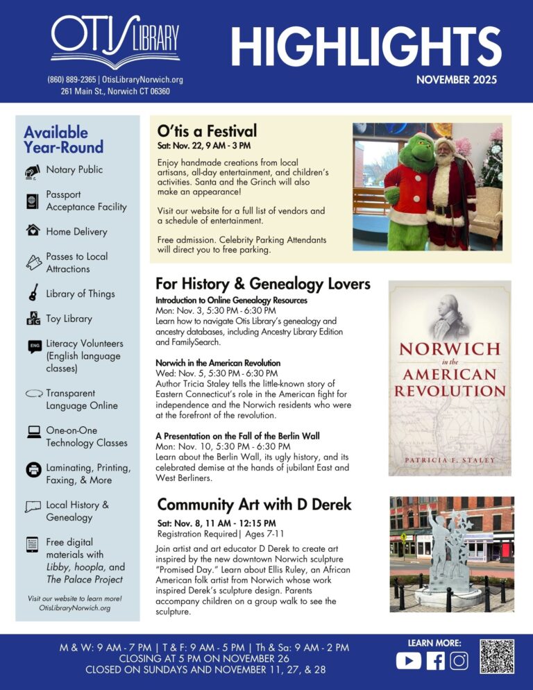 November Newsletter page 1