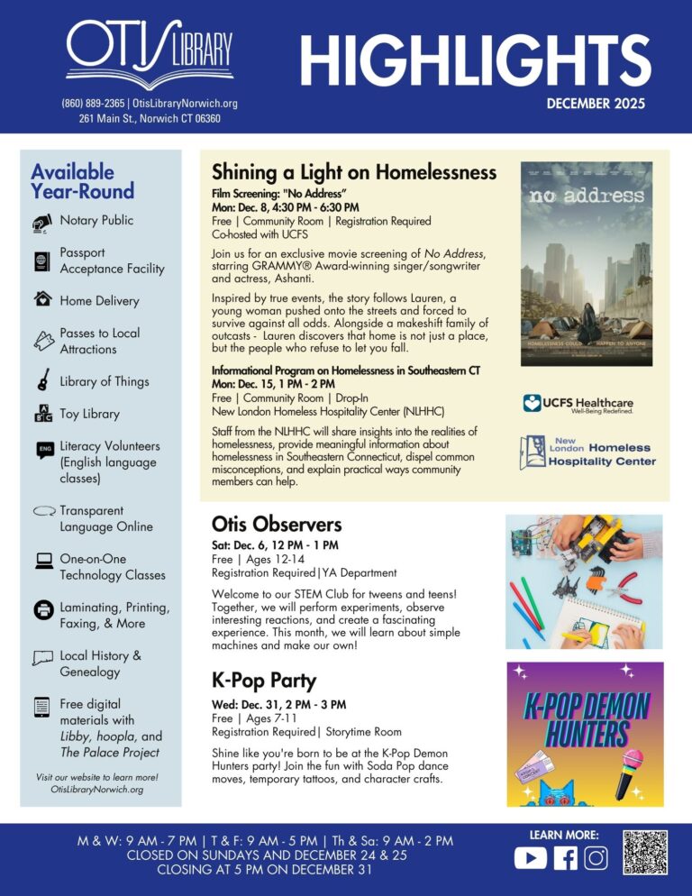 December Newsletter (Page 1)