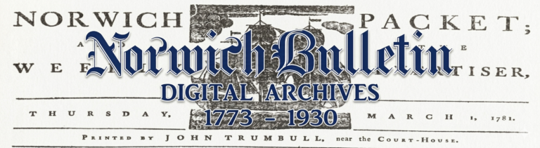 Norwich Bulletin Banner