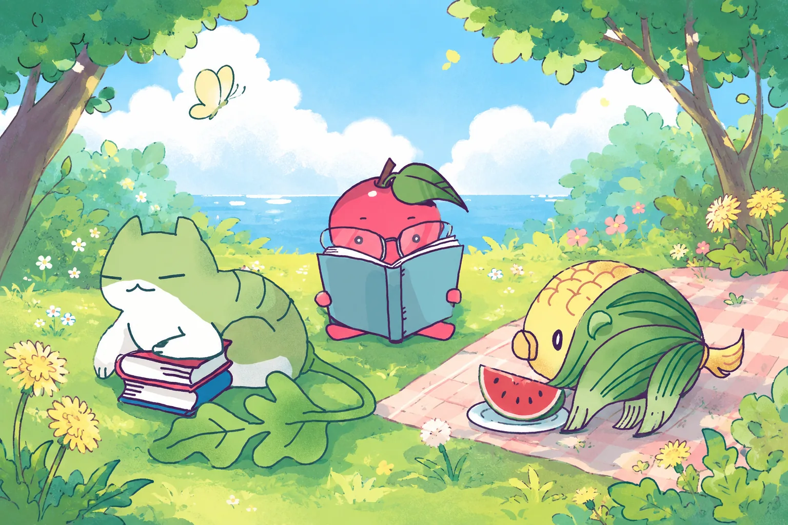 Young adult summer reading artwork