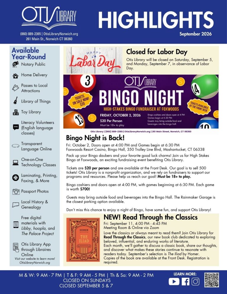 September Newsletter Page 1